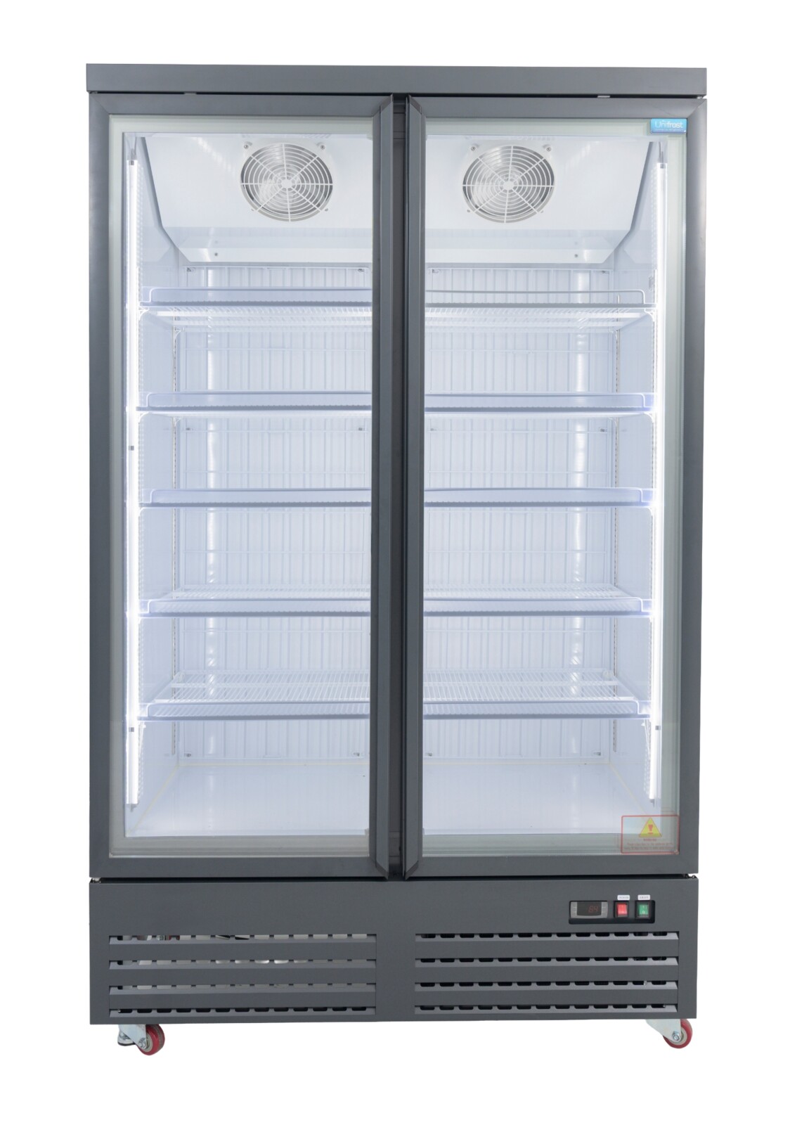 Unifrost HVR22B 2-Door Display Refrigerator 960L Commercial 1