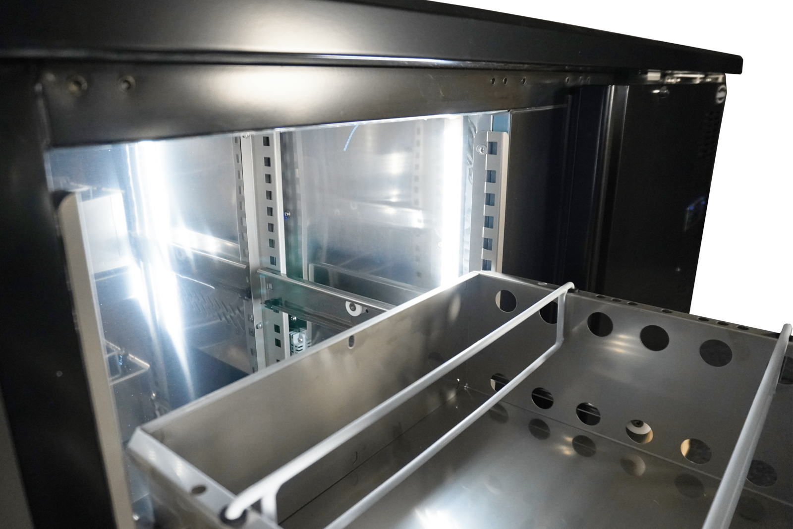 Combisteel Black Bar Cooler 2 Doors 2 Drawers, 537L Capacity 2