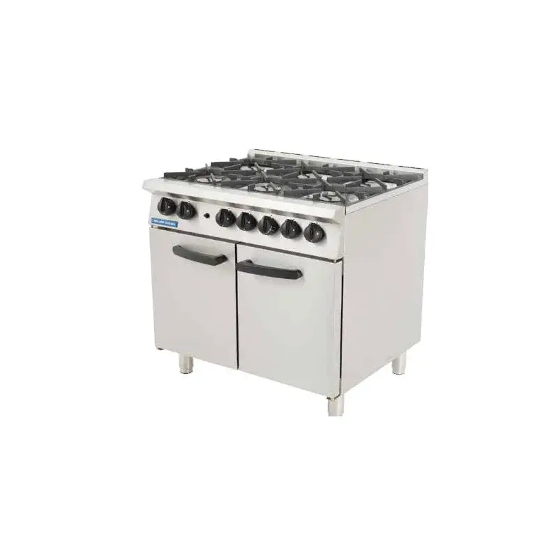 Blueseal G750-6 Natural Gas 6 Burner Range 42.7kW GN 2/1 Oven 1