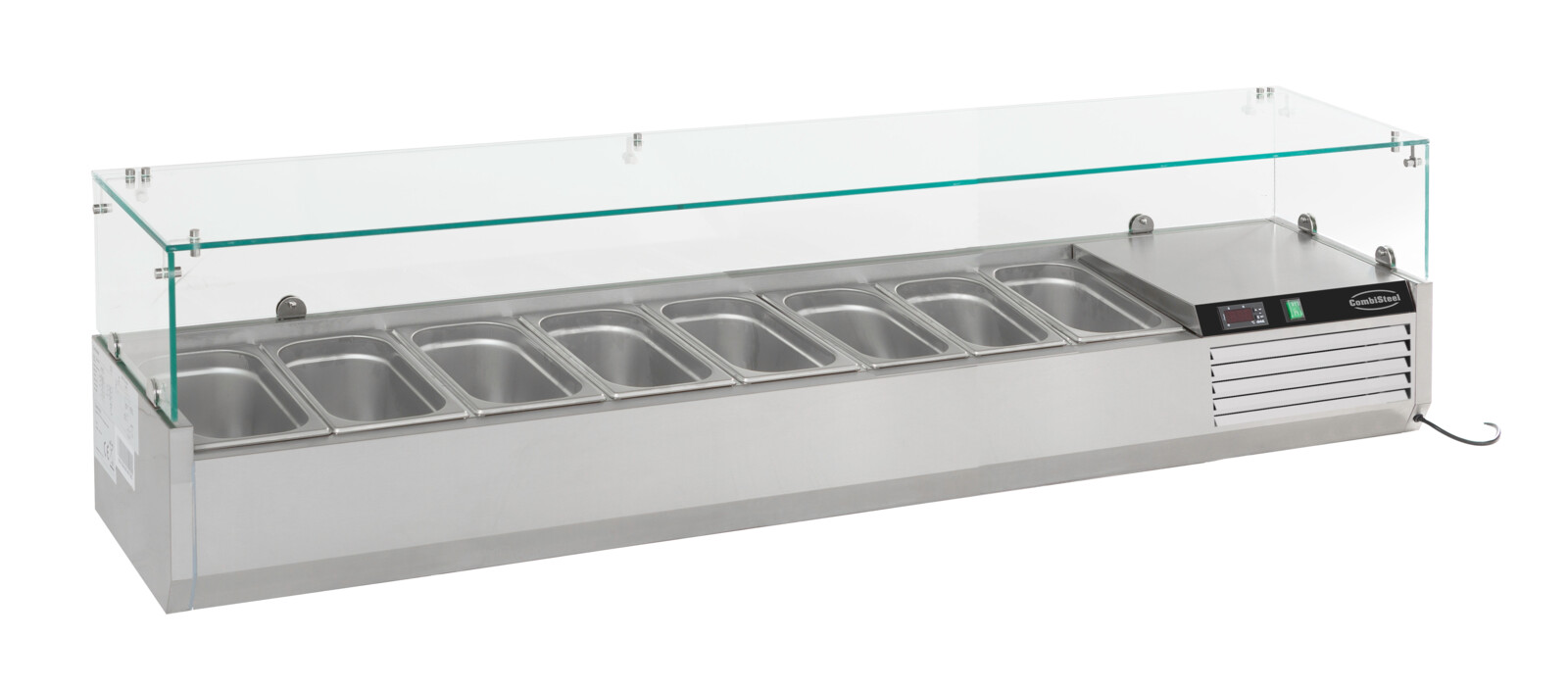 Combisteel Refrigerated Counter Top 8x 1/3 GN, 1800mm, Static Cooling 1