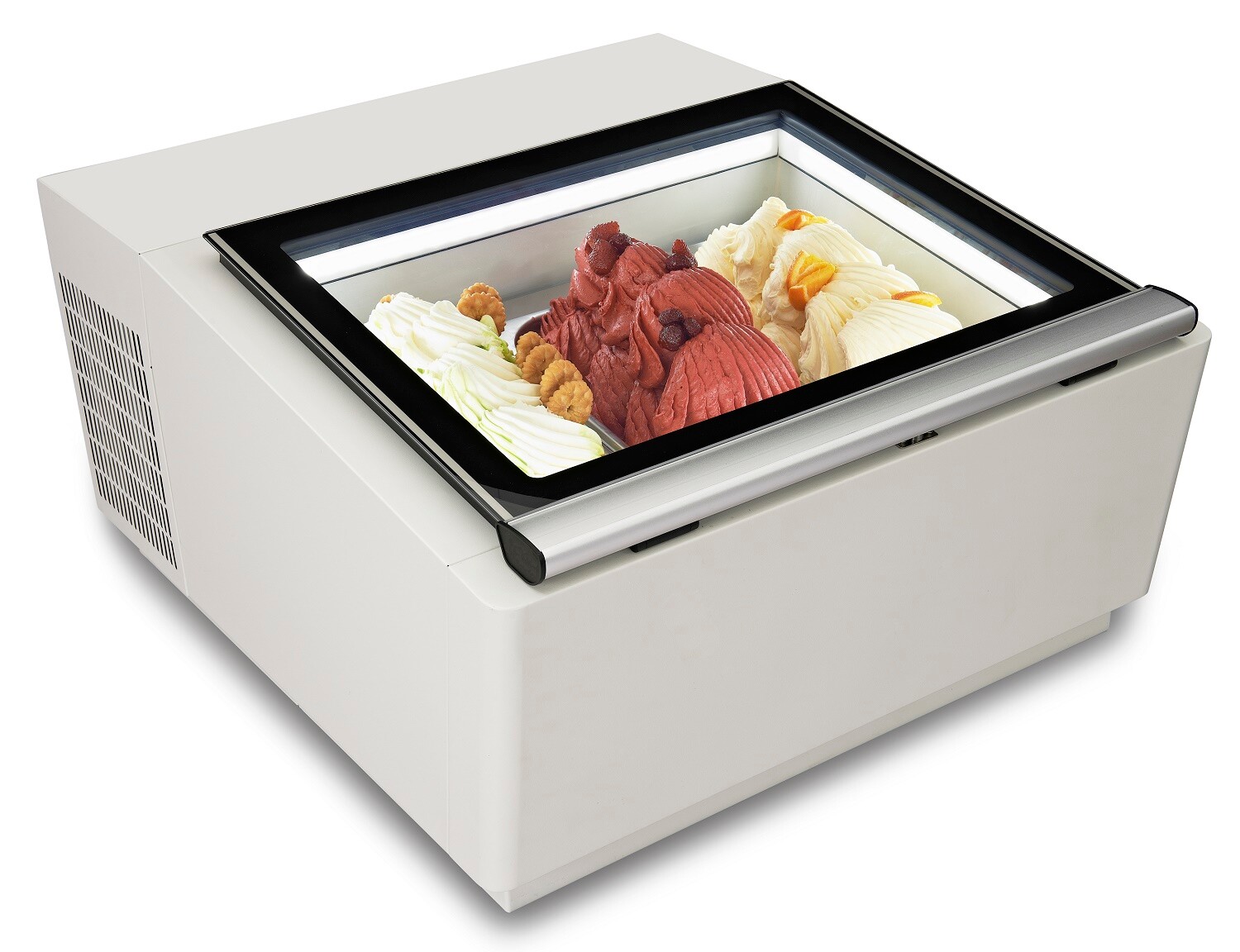 Combisteel Countertop Ice Cream Display Freezer 670mm White 1