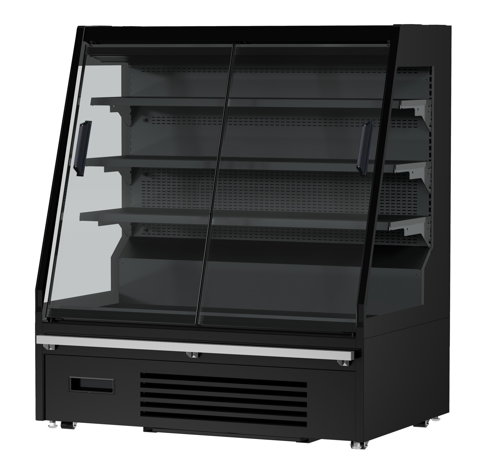 Combisteel Maikel 1.3 Wall Mounted Display Cooler, 310L, Black 1