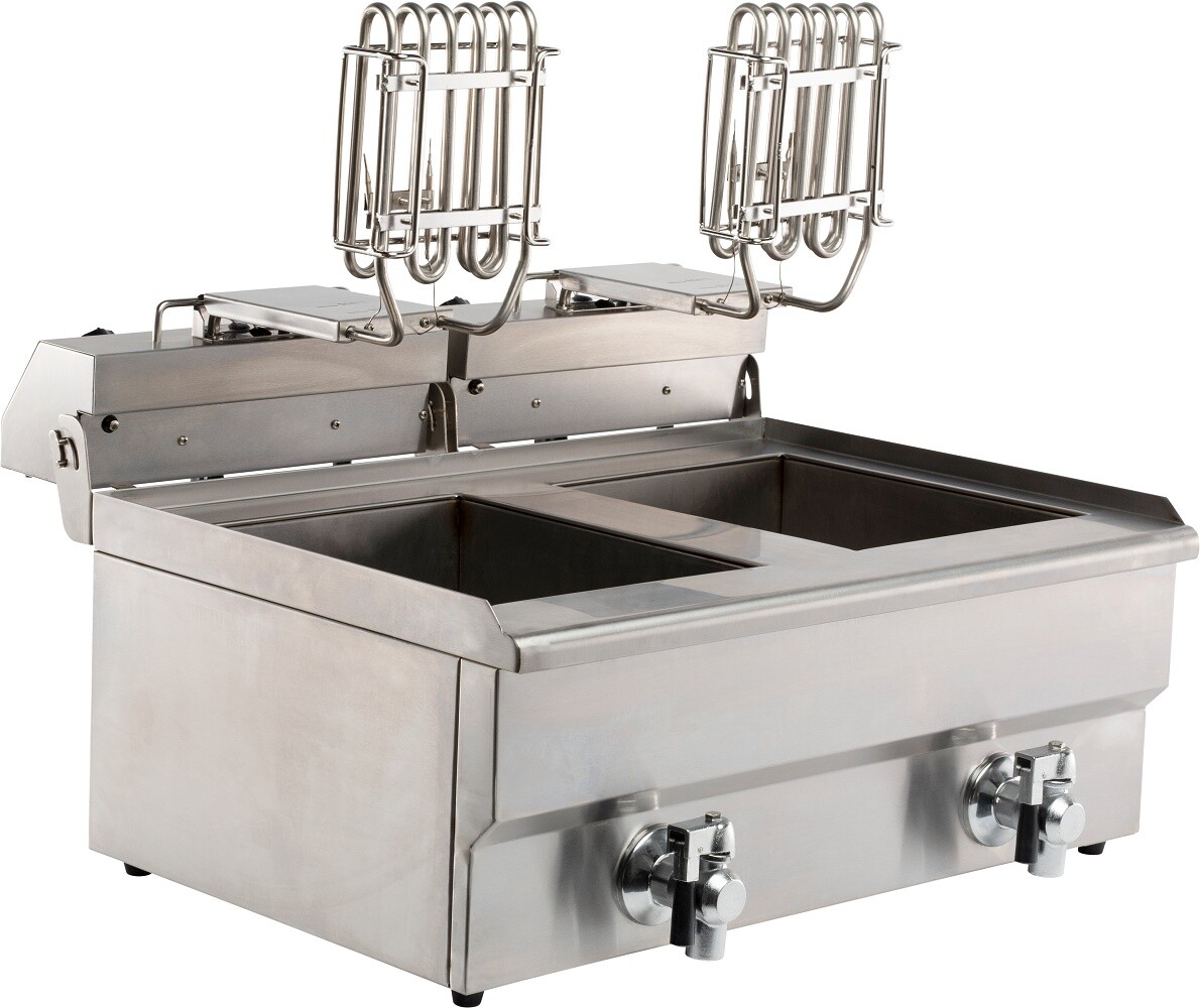 Combisteel Electric Counter Fryer 2x8L, 6.6kW Dual Zone 3