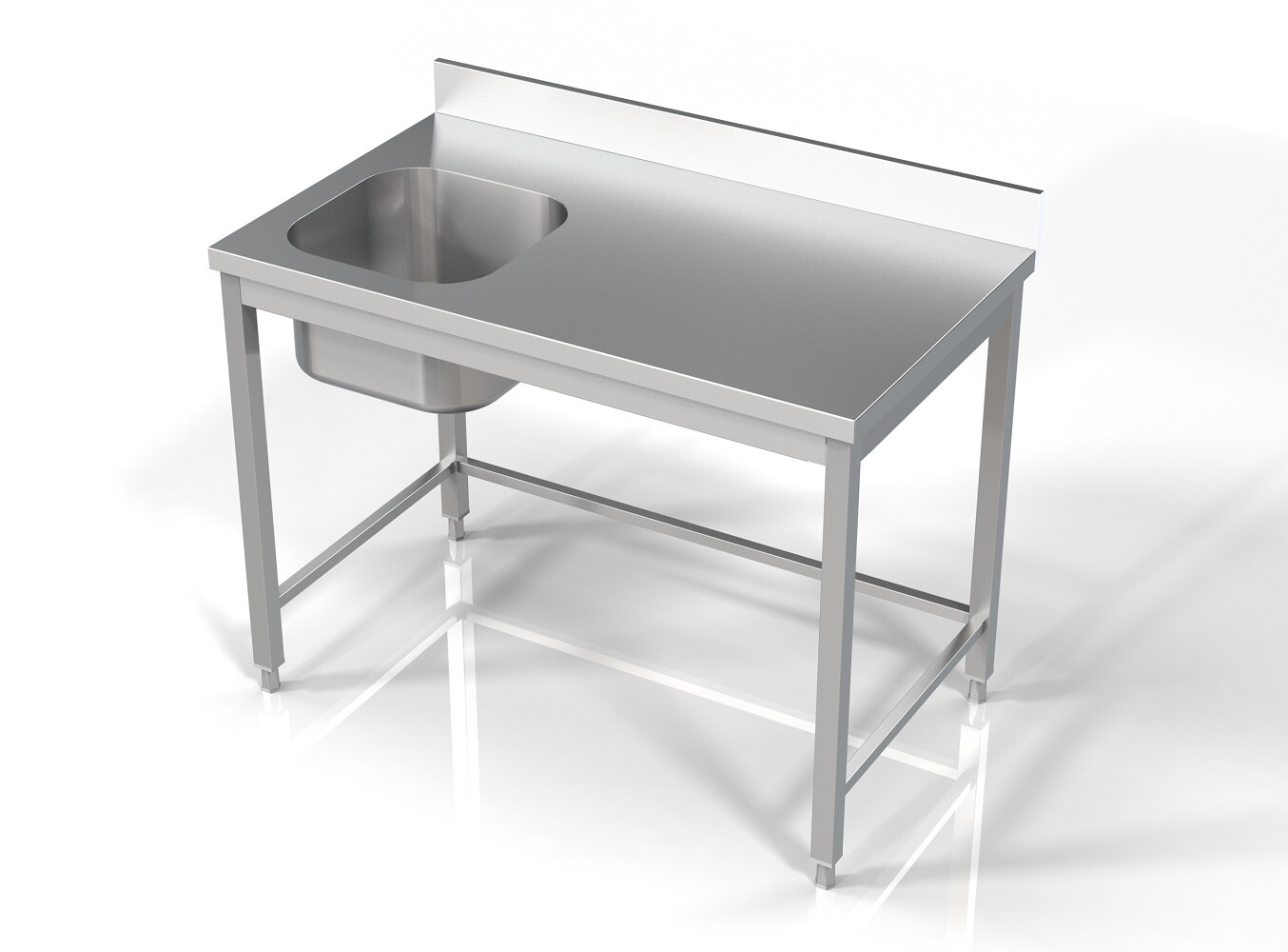 Combisteel Sink Unit 1 Bowl Left, 1200mm, Commercial Kitchen 1