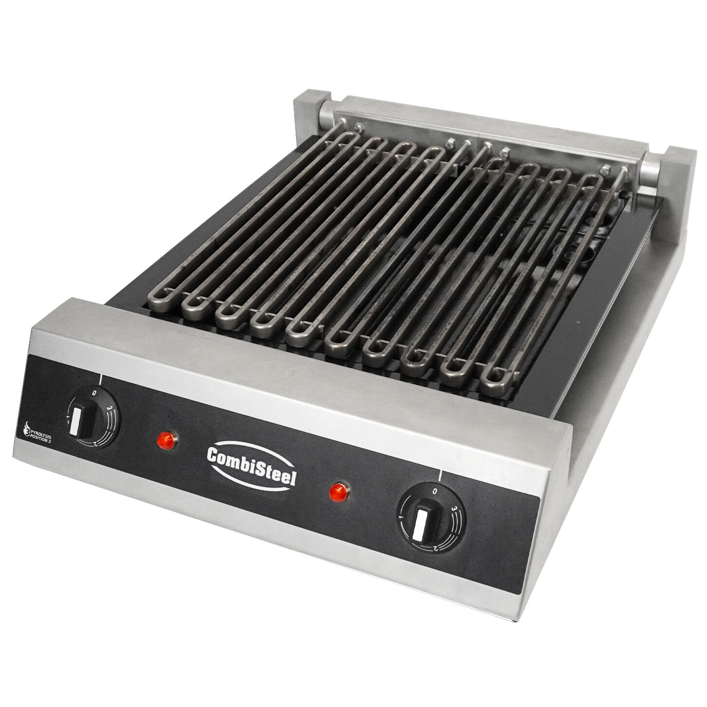 Combisteel Electric Vapo Grill 2 Elements, 3.2kW Ribbed Surface 2