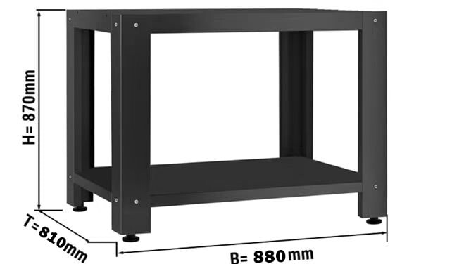 Combisteel Support Stand 756x880mm for Commercial Kitchen Equipment 2