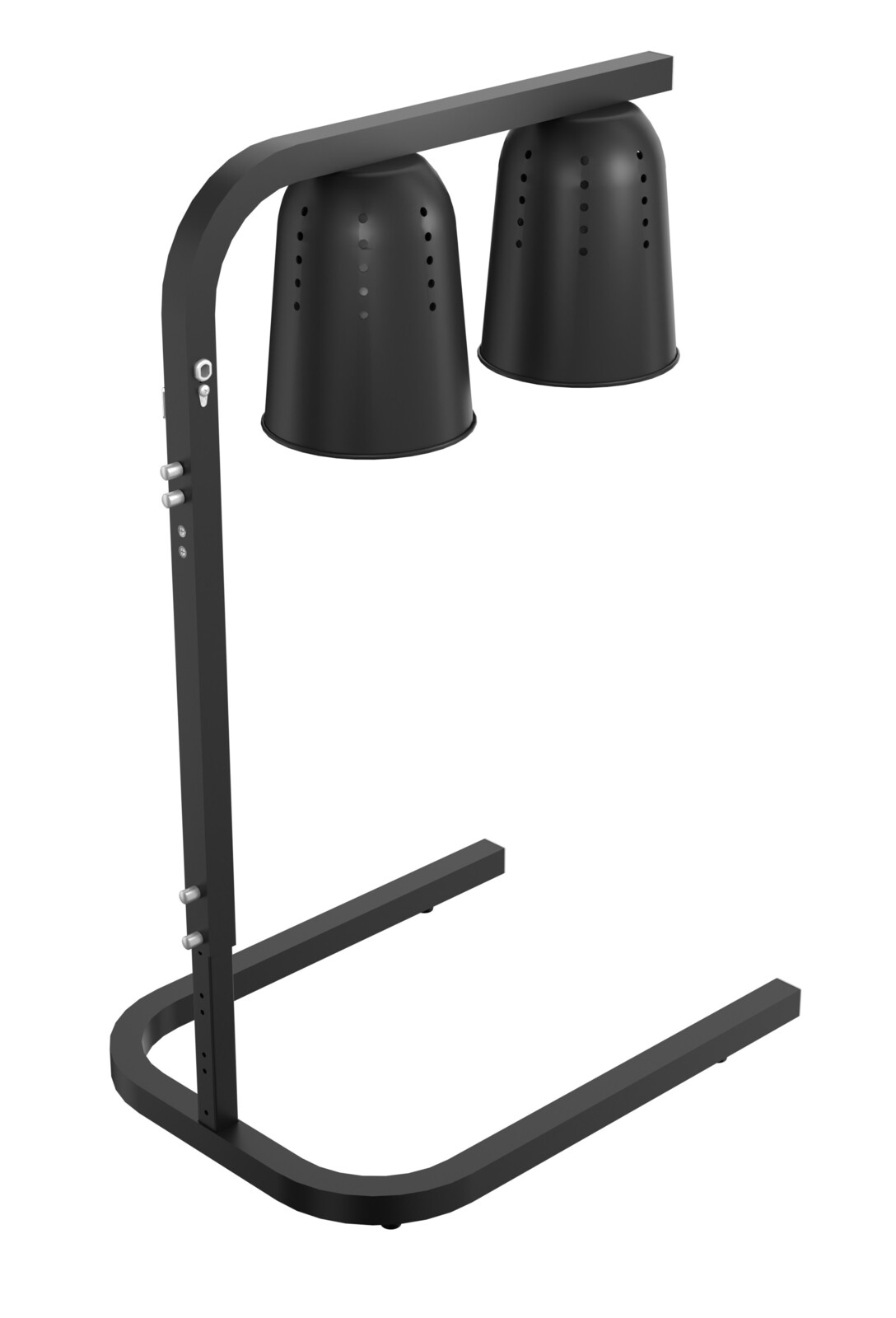 Combisteel Telescopic Heat Lamp Black, 0.5kW, Height Adjustable 2