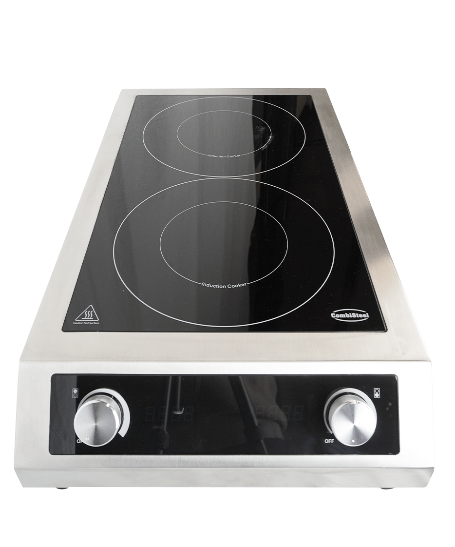 Combisteel Countertop Induction Cooktop 2 Hobs, 7 kW, 400V 5