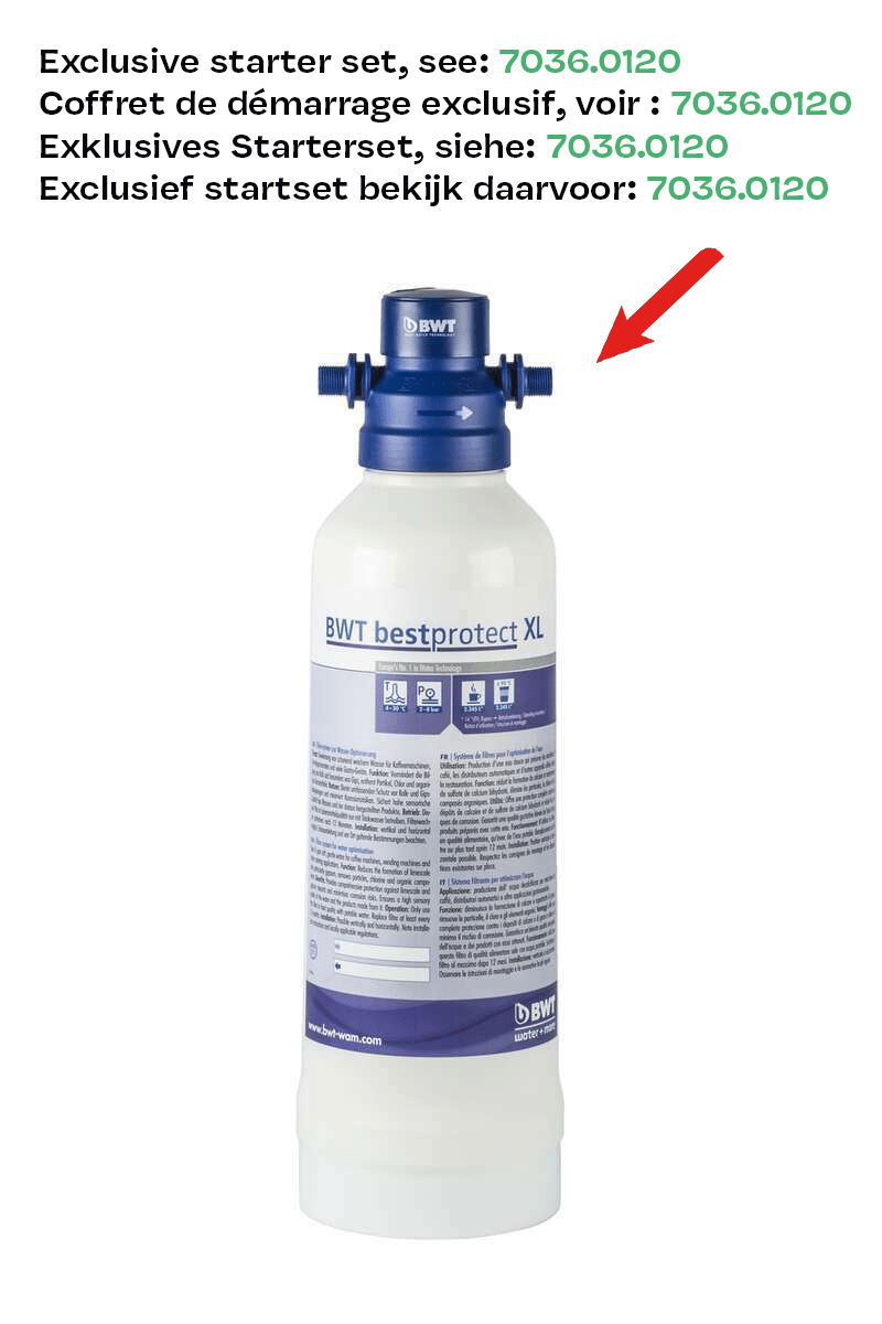 Water Filter 145x145x500mm, Commercial Kitchen Grade 2