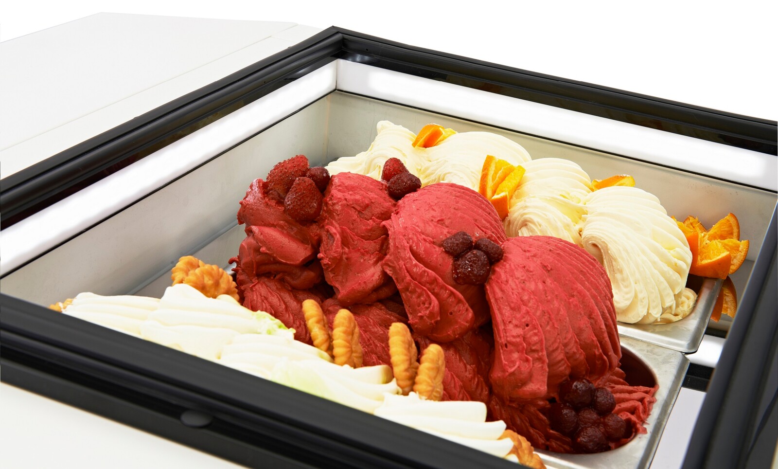 Combisteel Countertop Ice Cream Display Freezer 670mm White 4