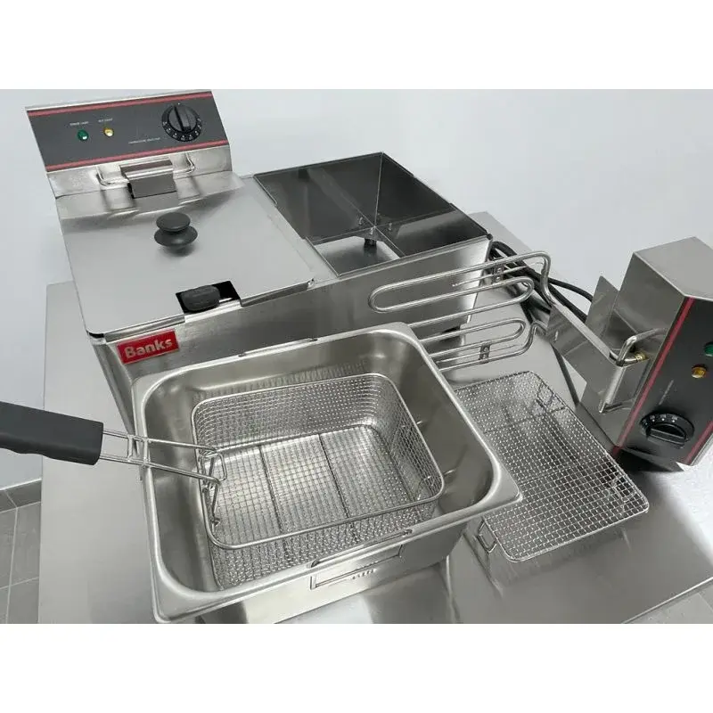 Banks EFD6 Twin Tank Electric Fryer 6+6 Litres Commercial 3