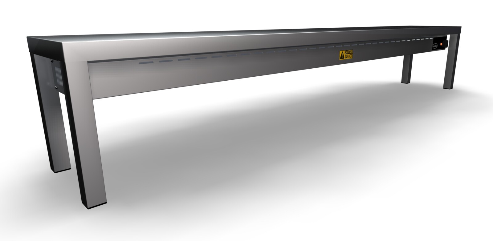 Combisteel Ceramic Heated Overshelf 2000mm, 6x250W Heaters 2