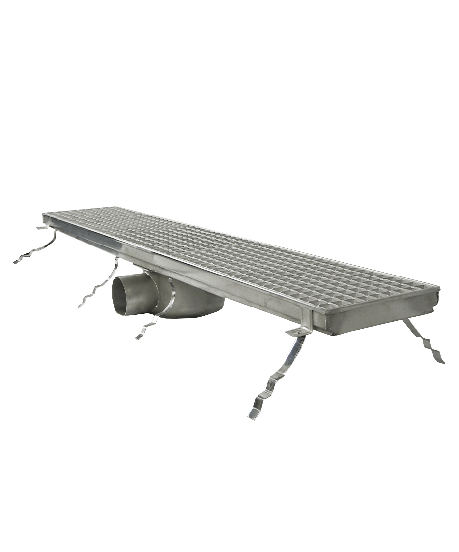 Combisteel Floor Grid 1144x200mm, Stainless Steel Drainage 3