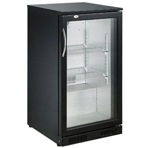 Combisteel Black Backbar Cooler 1 Door, 98L, LED Lighting 2