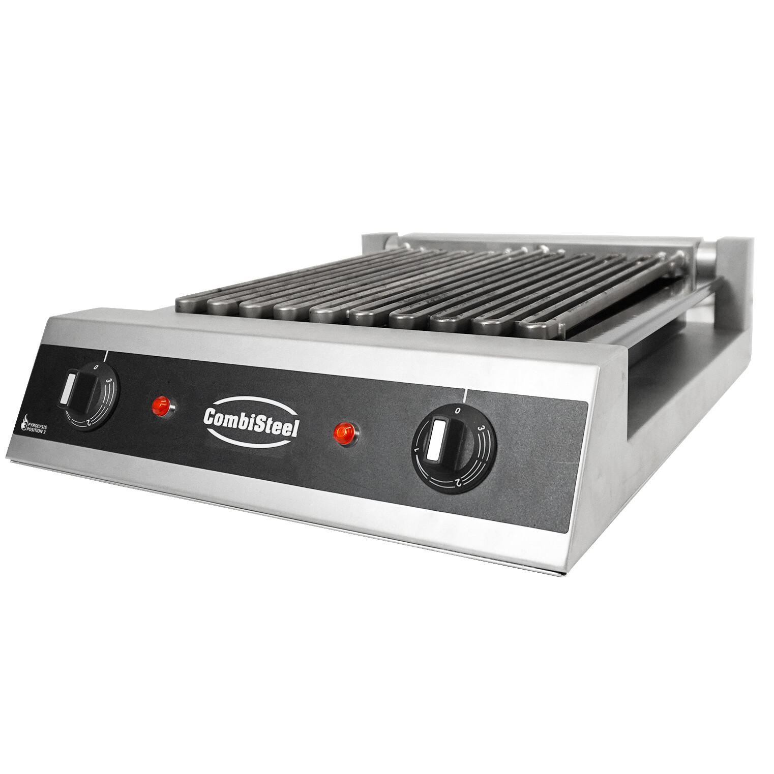 Combisteel Electric Vapo Grill 2 Elements, 3.2kW Ribbed Surface 3