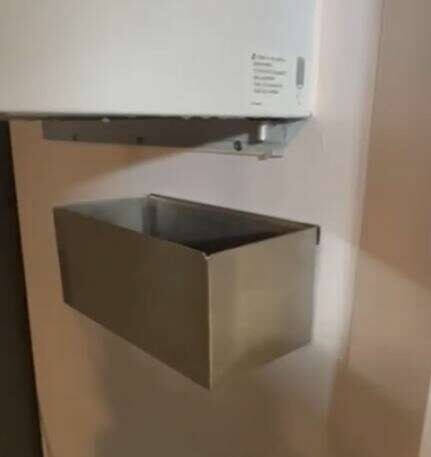 Combisteel Drip Tray for Wall-Mounted Unit, Fully Welded 2