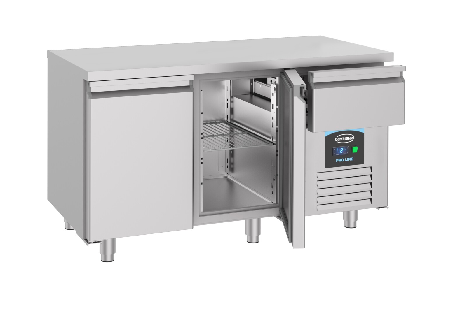 Combisteel Refrigerated Counter 2 Door, 281L, Ventilated Cooling 2