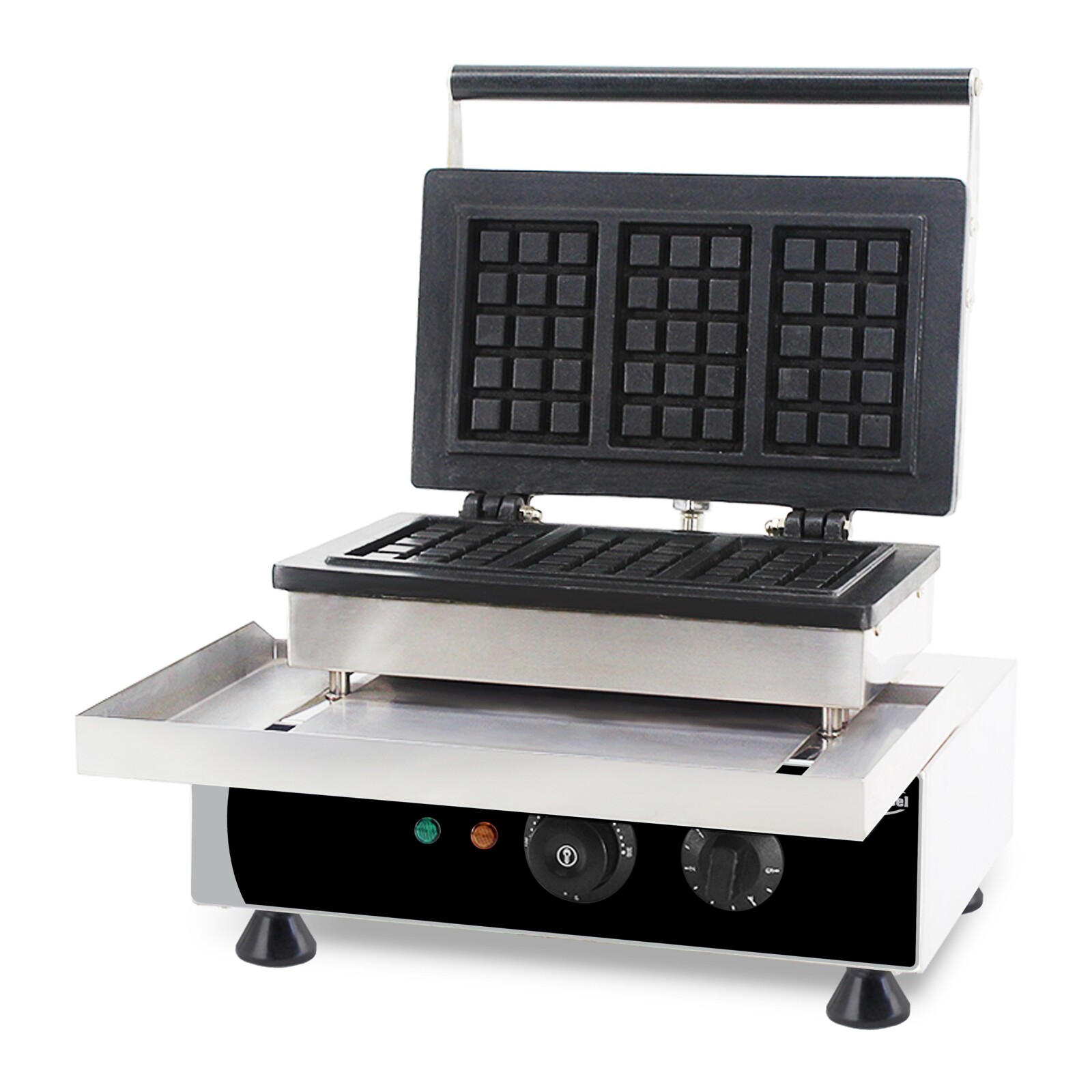 Combisteel Belgian Waffle Iron 3-Piece, 1.75 kW, Cast Aluminium 2