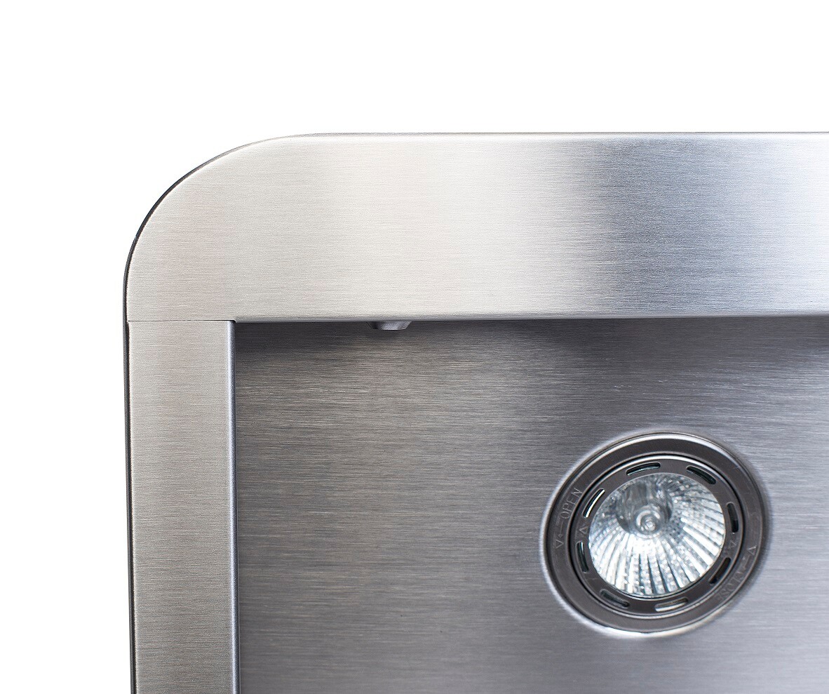 Combisteel Mounted Hood 900mm, 1530 m³/h Extraction, LED Lighting 4