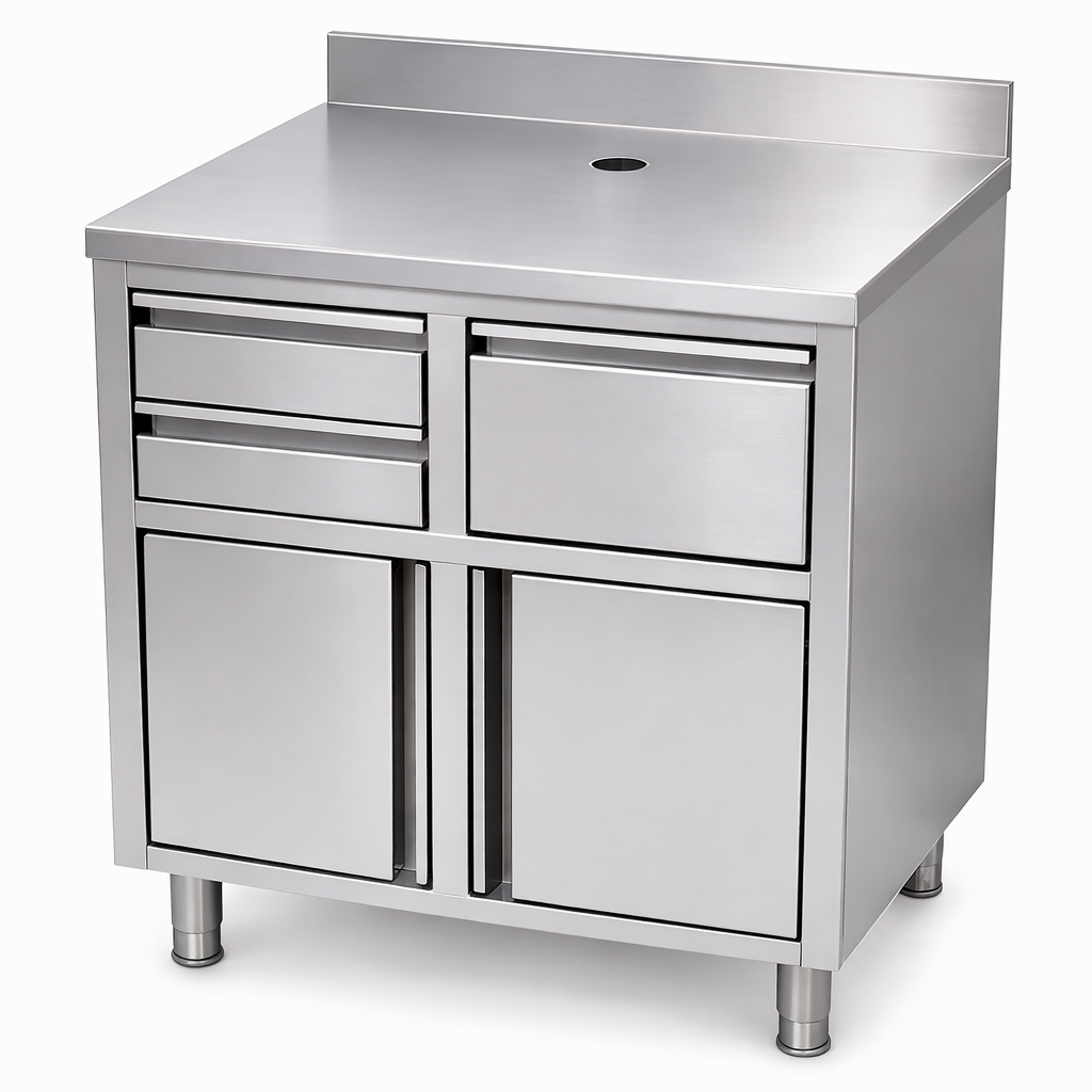 Combisteel Stainless Steel Coffee Worktable 1000x600mm 1