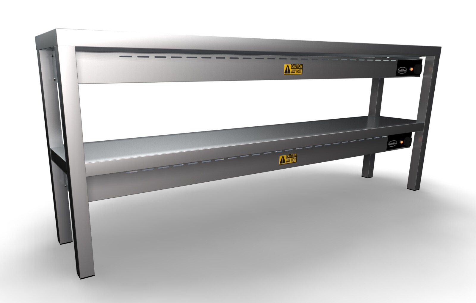 Combisteel Ceramic Heated Overshelf 2 Level, 1600mm, 8x250W 2
