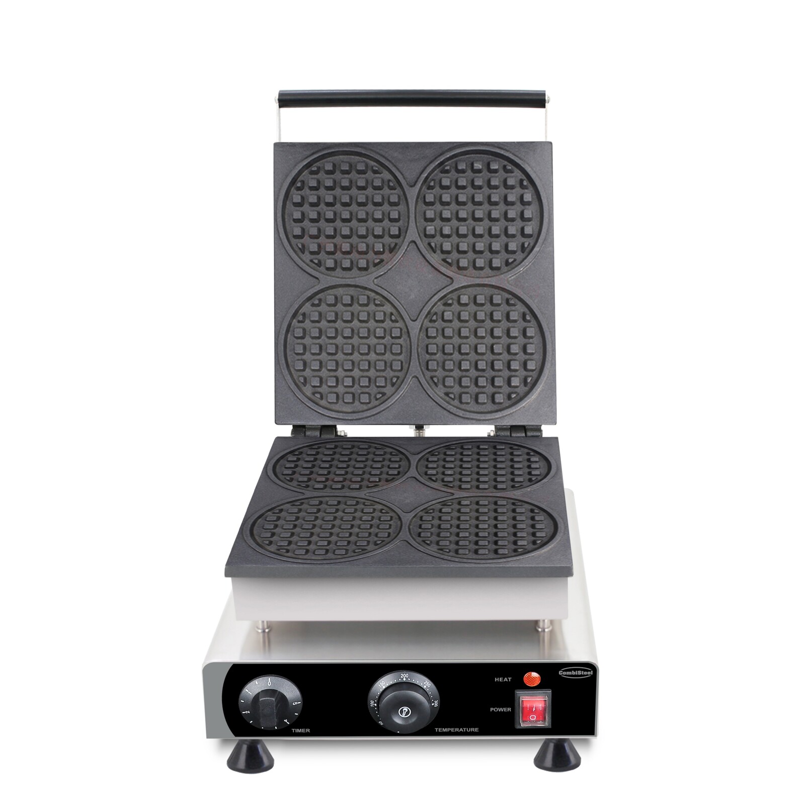 Combisteel Round Waffle Iron 4-Piece, 1.75 kW, Tabletop 3