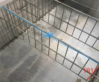 Combisteel Chest Freezer Divider 648x191mm for Model 7455.25/26 2