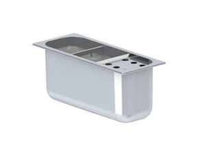 ISA Ice Cream Scoop Sink 110x270mm, Stainless Steel 1
