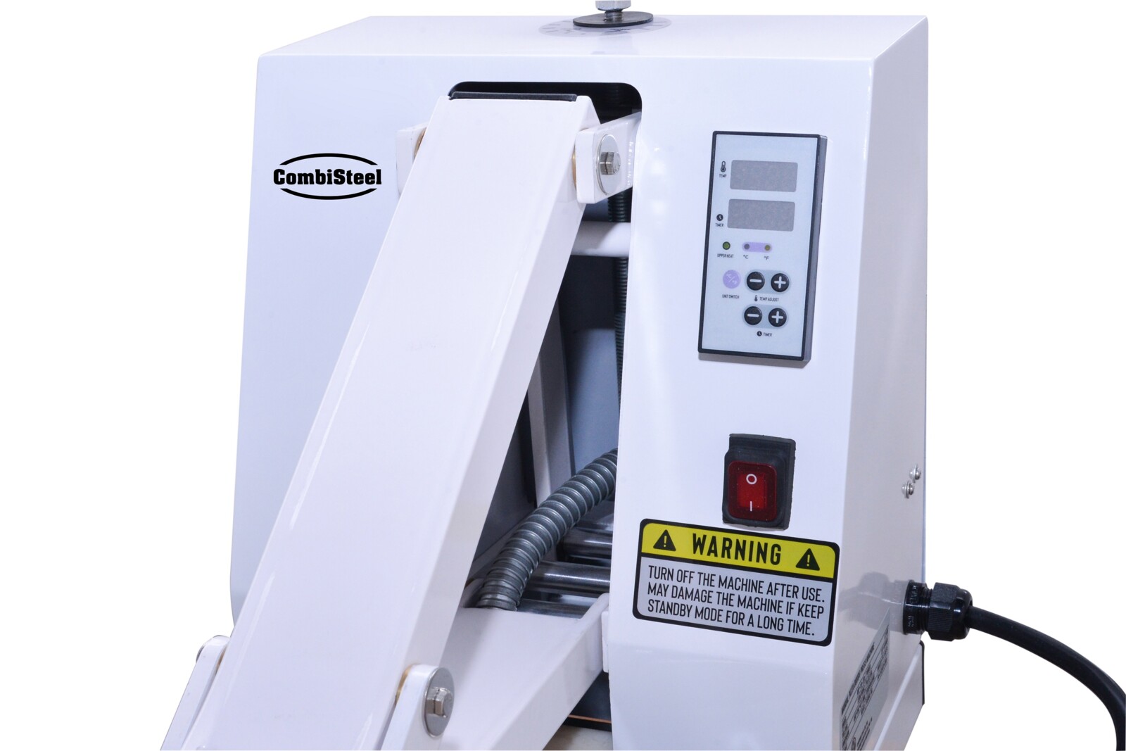 Combisteel Dough Press 18" Manual Heated, 1-15mm Adjustable 3