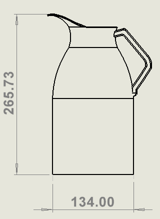 Combisteel Coffee Thermos Jug 2.0L Stainless Steel 2
