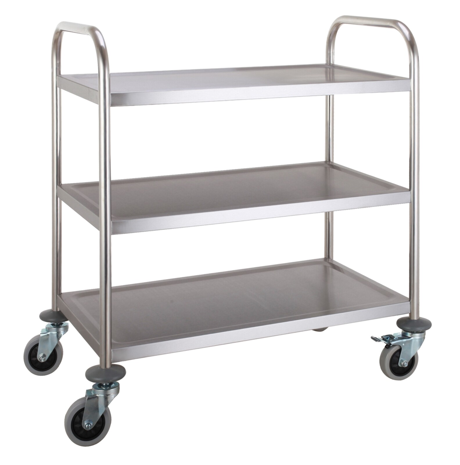 Combisteel 3-Shelf Trolley 860x540mm, 50kg Per Shelf Capacity 1