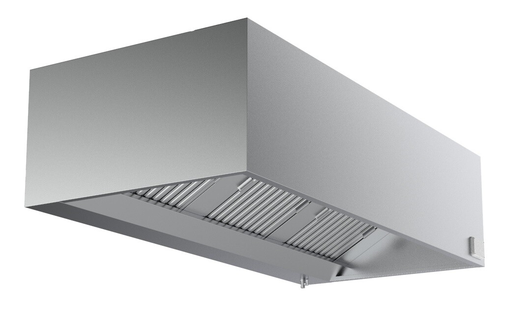 Combisteel Wall-Mounted Hood 2000mm, 1500 m³/h, Stainless Steel 1