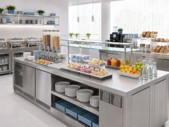 Hotel breakfast buffet
