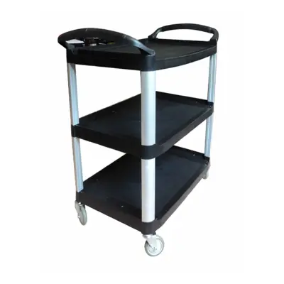 Atlas UST980 Utility Service Trolley 980mm 3-Tier Mobile Cart