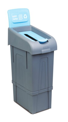 Recycling Waste Bin Paper 80L, 340x550x1050mm