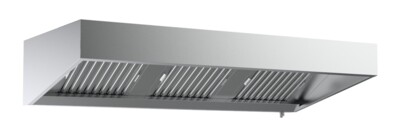 Combisteel Wall-Mounted Hood 3000mm x 1100mm, 5 Filter System