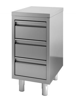Combisteel Worktable with Drawers 400x700mm, Commercial Kitchen