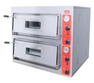 Banks TP6161 Twin Deck Pizza Oven - 8.4kW Electric Commercial