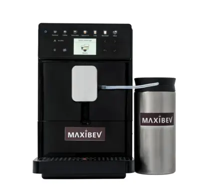 Maxibev BTC-10 Auto Coffee Machine with 1.3L Tank & Milk Flask