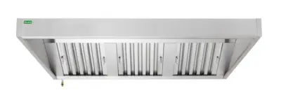 Atlas SC2000 Commercial Extractor Canopy Hood 2000mm Stainless Steel