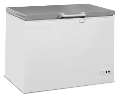Combisteel Chest Freezer 305L Stainless Steel Cover with LED