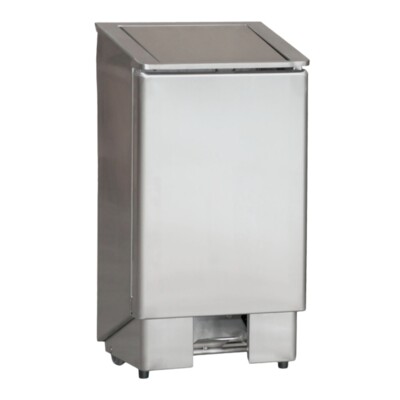 Combisteel Waste Bin with Foot Pedal 90L Stainless Steel