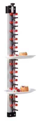 Combisteel Plate Rack Wall Model 12, 1000mm Height