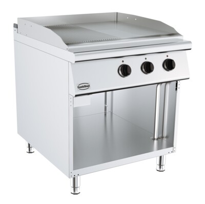 Combisteel Base 900 Electric Fry Top, 12kW, Smooth/Grooved Surface