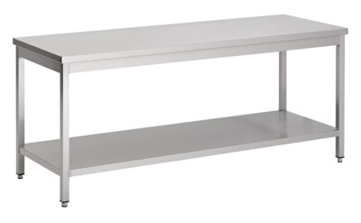 Combisteel Worktable Bottom Shelf 700x600mm, Stainless Steel