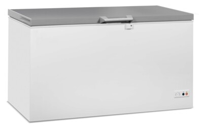 Combisteel Chest Freezer 469L Stainless Steel, Manual Defrost