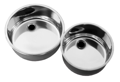 Stainless Steel Sink 380mm, AISI 304, 1mm Thickness