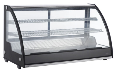Combisteel Cold Display 201L, LED Lighting, Curved Glass