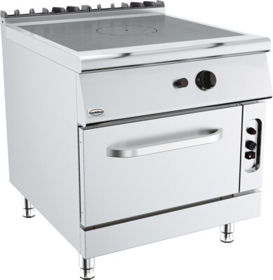 Combisteel Base 900 Gas Range with Solid Top, 11 kW Total Output