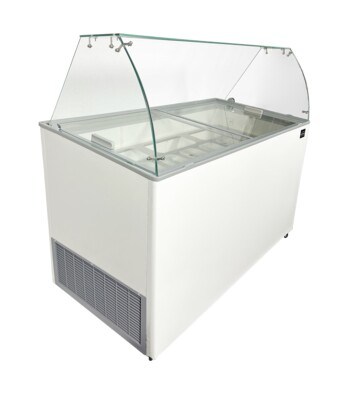 Combisteel Tenerife Ice Cream Display 10x5L, Mobile Static Cooling